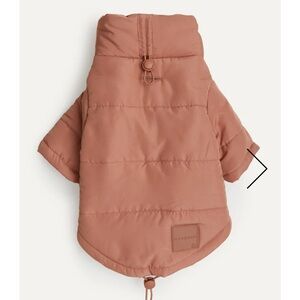 Pet Puffer Jacket in camel